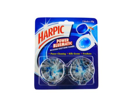 Harpic Bluematic Toilet Bowl 50g x 2 Online now