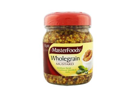 Master Foods Wholegrain Mustard 175g Supply