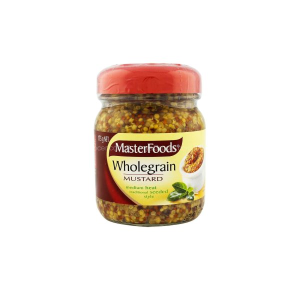 Master Foods Wholegrain Mustard 175g Supply