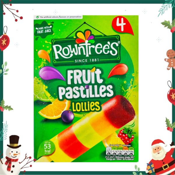 Rowntree s Fruit Pastille Lollies 65ml x 4 For Discount