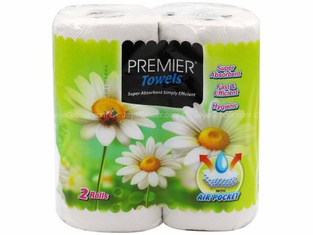 Premier Disposable Household Towels 60pcs x 2 Supply