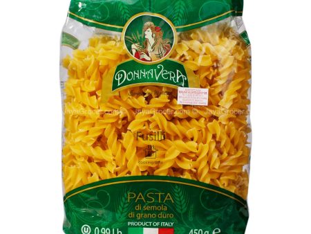 Donna Vera fusilli Pasta 450g For Sale