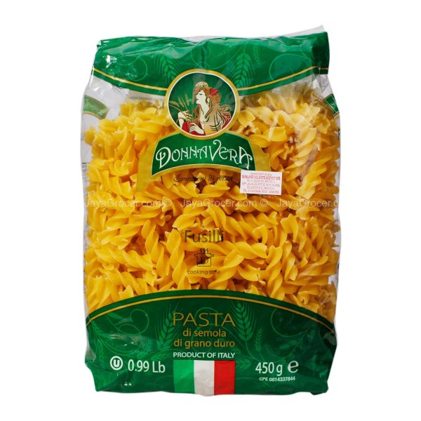 Donna Vera fusilli Pasta 450g For Sale