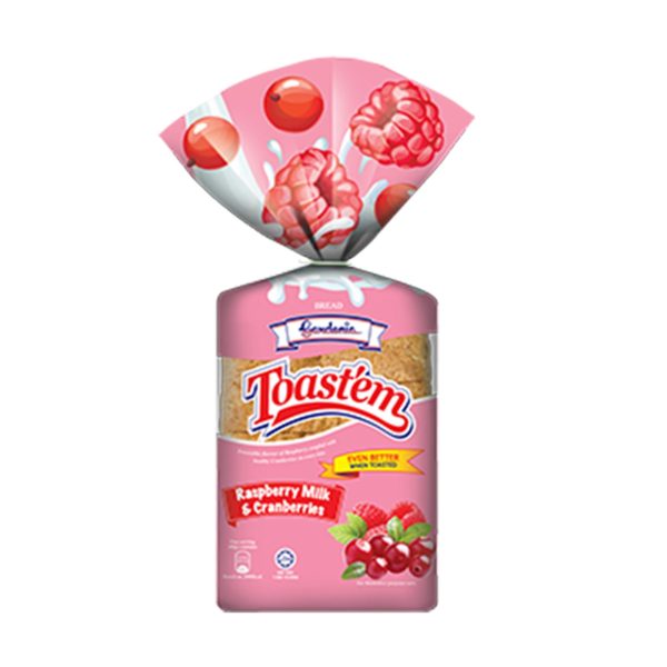 Gardenia Delicia Raspberry Milk and Cranberries Bread 360g Fashion