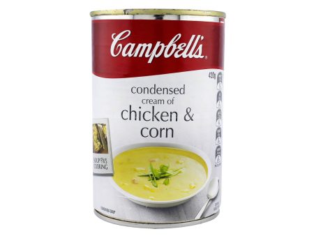 Campbell’s Condensed Cream of Chicken & Corn Soup 420g Cheap