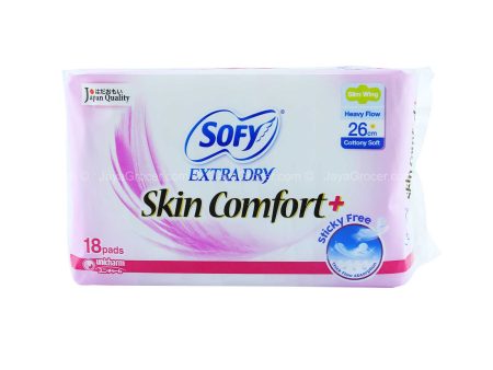 Sofy Extra Dry Skin Comfort Slim Wing 26cm x 18pcs For Sale