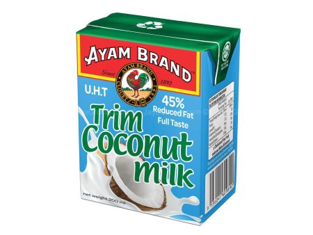 Ayam Brand UHT Trim Coconut Milk 200ml For Sale