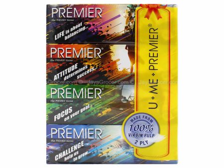 Premier Nature Facial Tissue Paper 80sheets x 4 For Cheap