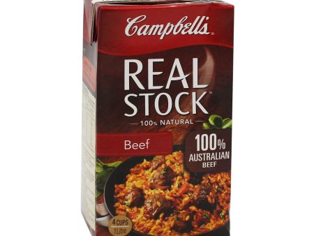 Campbells Real Beef Stock 1L Hot on Sale