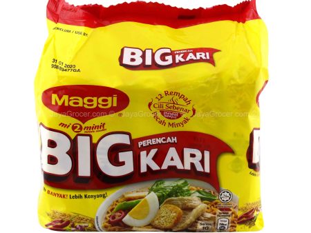 Maggi Big Curry Flavour Instant Noodle 101g x 5 on Sale