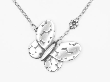 Ivy Butterfly Necklace on Sale