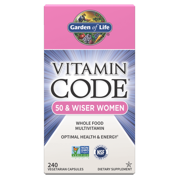 Garden Of Life Vitamin Code - Whole Food Vitamin For 50 & Wiser Women (Choose Size) Discount