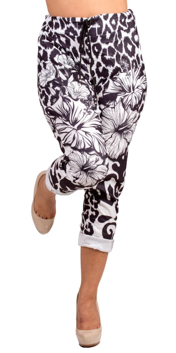 Geniviv Hibiscus Print Pant Online Hot Sale