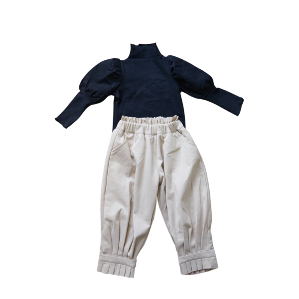 Leelo Cream pants with Micro Fleece lining on Sale