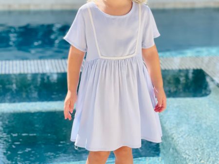 Paplou Ice Blue Dress Online Sale