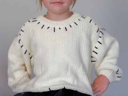 Alba White Knit Sweater Sale