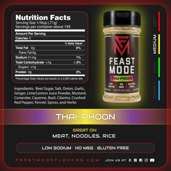 Feast Mode Seasoning - Thai-Phoon For Cheap