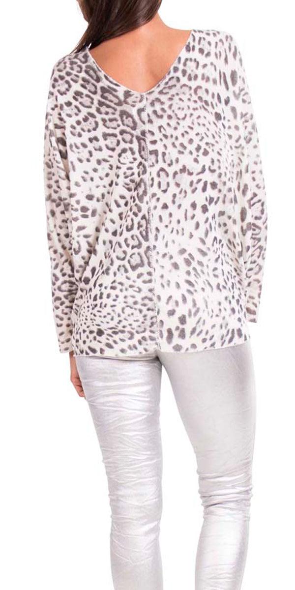 Cammie Leopard Sweater Cheap