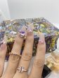 Lavender crystal Rhinestones Press on Nails Supply