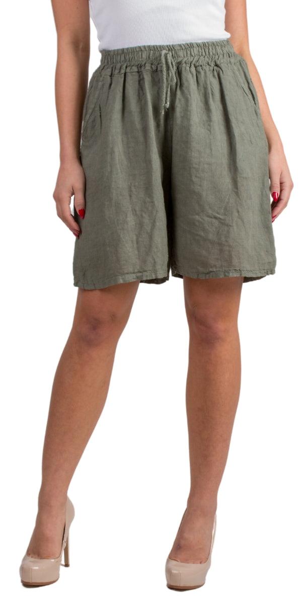 Silvana Linen Shorts For Sale