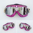 Hot pink   burning man goggles  anti-dust goggles Aviator Goggles  Ski goggles face goggles Hot on Sale