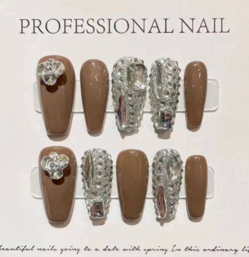 Shine like Diamond Press on nails Online Hot Sale