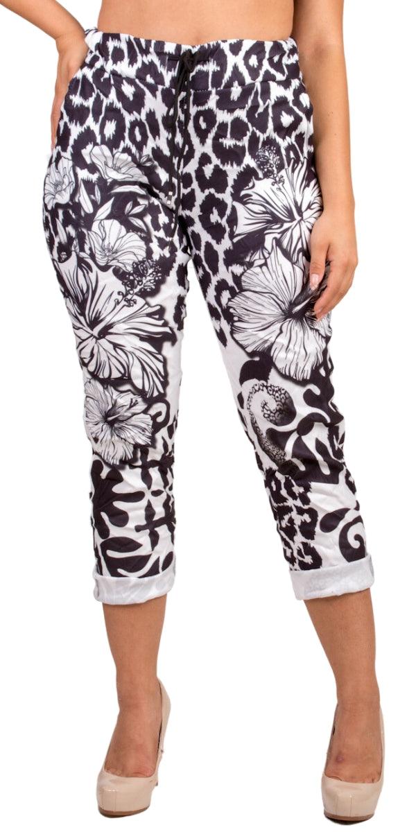 Geniviv Hibiscus Print Pant Online Hot Sale