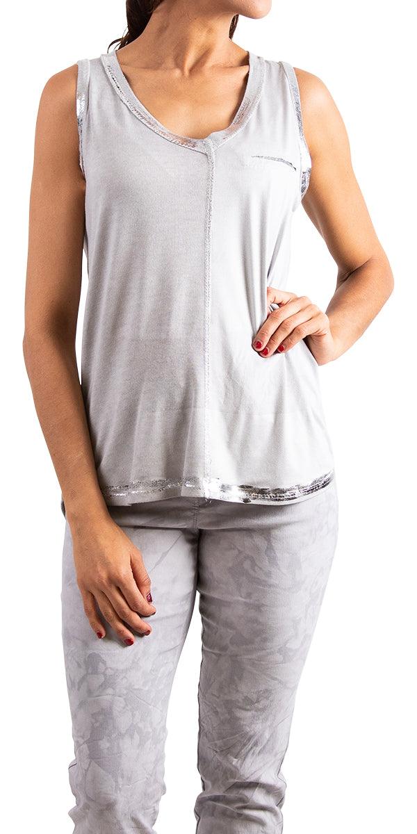 Ferno V-Neck Two Tone Tank Online