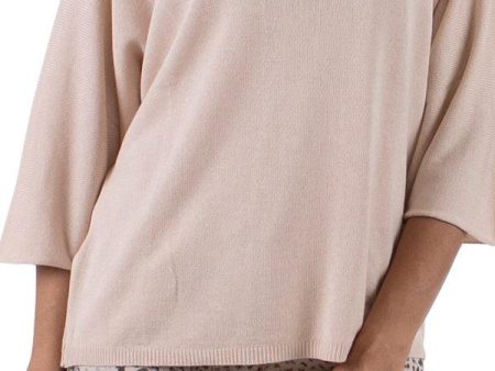 Biano Boat Neck Sweater For Cheap