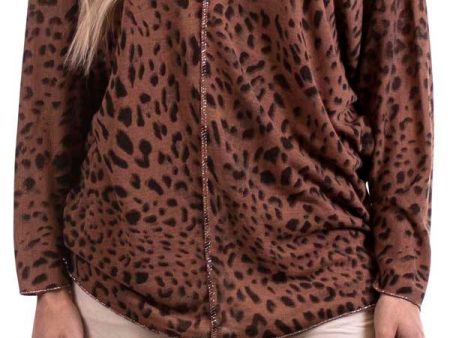 Cammie Leopard Sweater Cheap