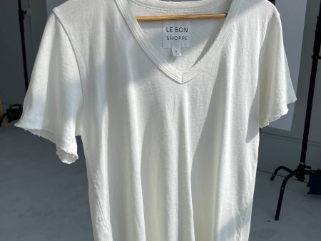 Organic Cotton La Vie Tee - Vintage White For Cheap