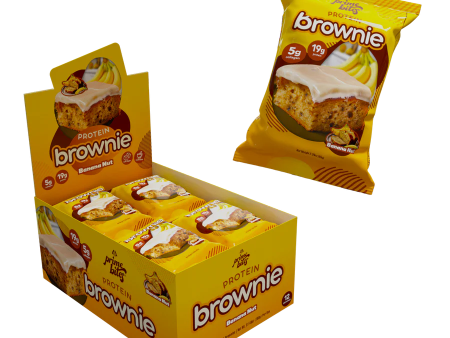 Alpha Prime - Prime Bites Protein Brownie - Banana Nut (Select Size) Sale