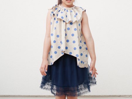 Melina Polka Dot Asymmetric Top Online