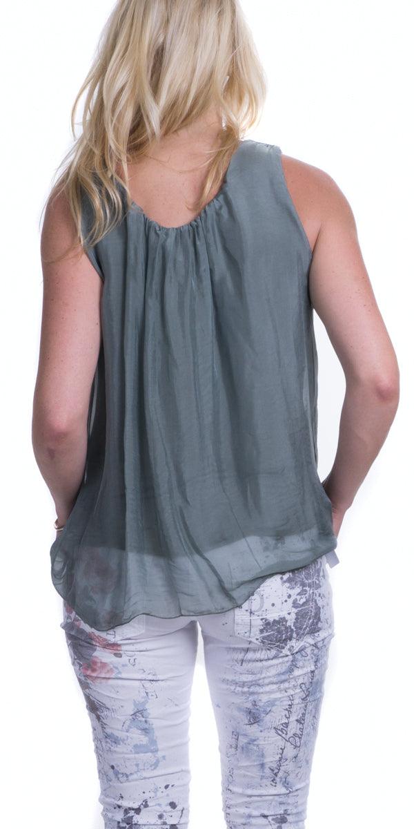 Aella Silk Tank For Cheap