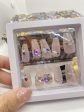 Lavender crystal Rhinestones Press on Nails Supply