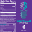 Gorilla Mind RTD Energy Drink - Wild Grape (1 Can) For Discount