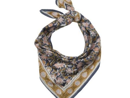 Scarf with indian flowers print AZUR KID Online now