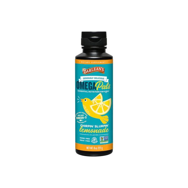 Barlean s Kids Seriously Delicious Omega Pals Fish Oil - Chirpin  Slurpin  Lemonade For Discount