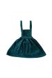 Pinny Deep Green Pinafore Dress Fashion