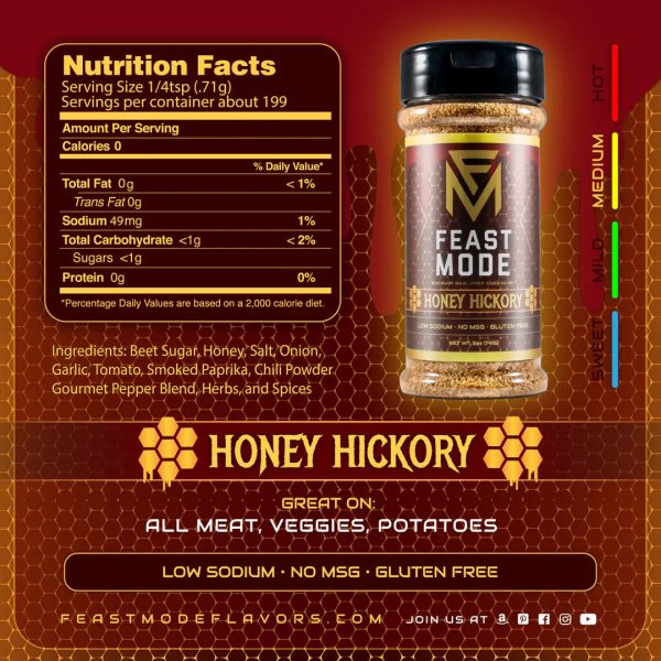 Feast Mode Seasoning - Honey Hickory on Sale