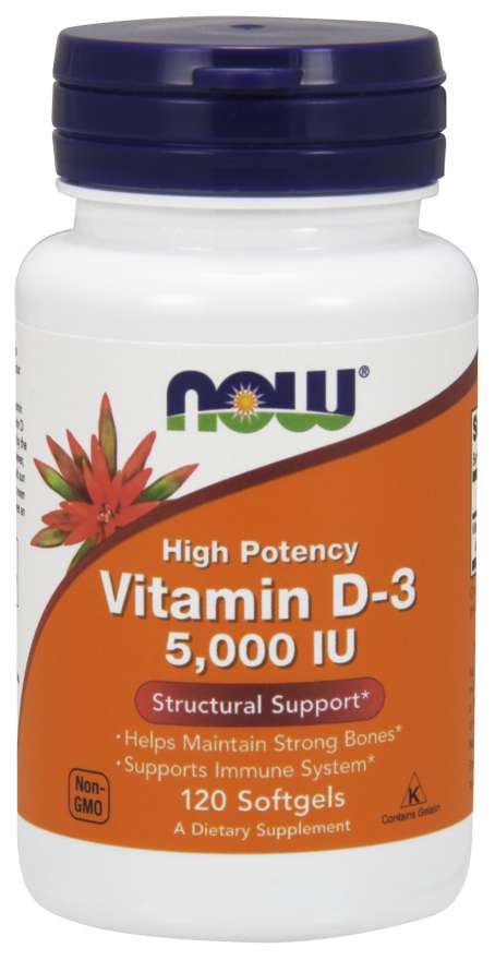 Now Foods High Potency Vitamin D-3 5,000 iu Online