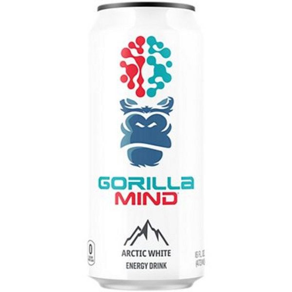 Gorilla Mind RTD Energy Drink - Arctic White (1 Can) Online