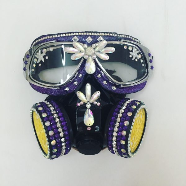 Purple burning man goggles Online