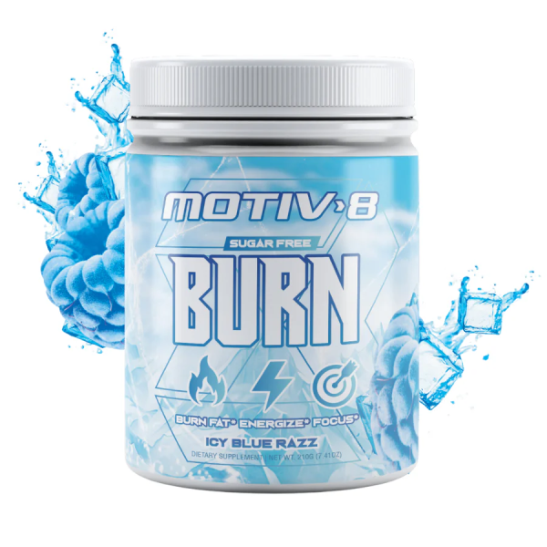 Motiv8 Burn Preworkout Fat Burning Powder  (Select Flavor) Sale