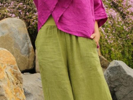 Fiorella Linen Pants Discount