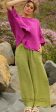 Fiorella Linen Pants Discount