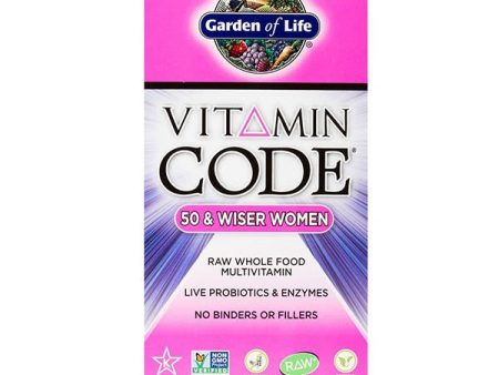 Garden Of Life Vitamin Code - Whole Food Vitamin For 50 & Wiser Women (Choose Size) Discount