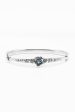 Petal Bangle Bracelet with Swiss Blue Topaz Online Hot Sale