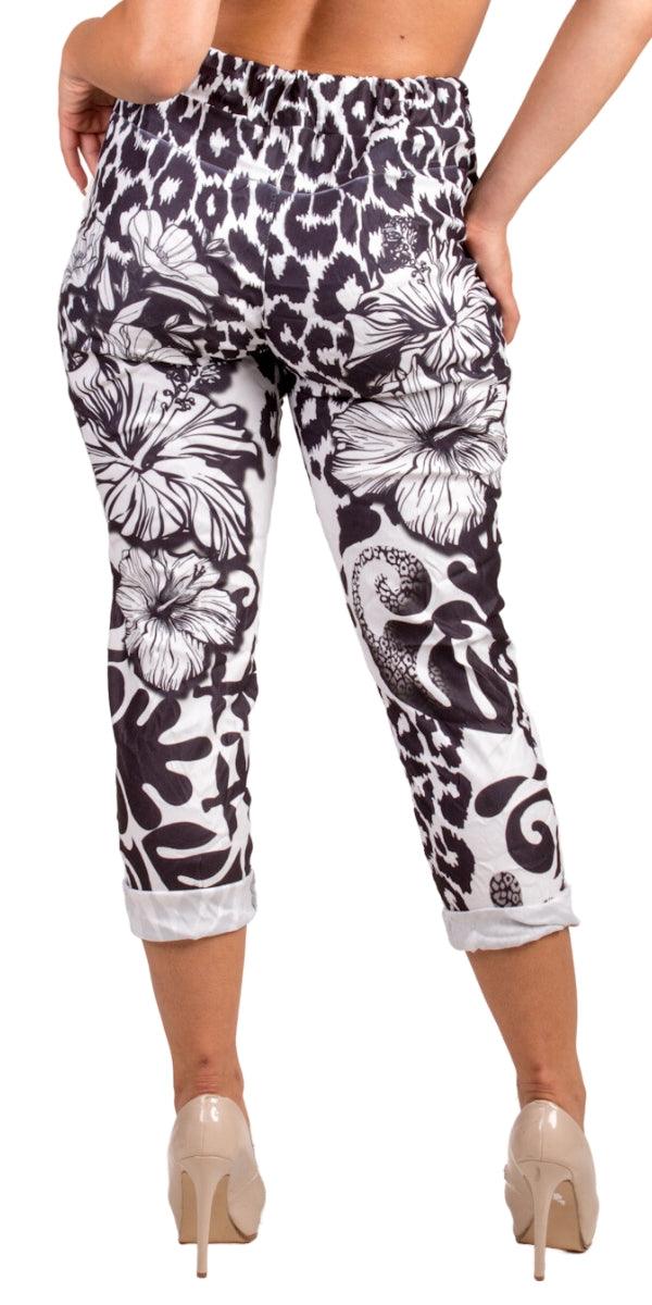 Geniviv Hibiscus Print Pant Online Hot Sale