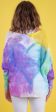 Emy Batwing Sweater with Watercolor Heart Design Online now